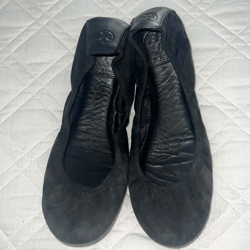 Tory Burch Suede Eddie Ballerina Flats PRICE IS FIRM
